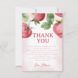 Cute Rosa Strawberry Tack Kort