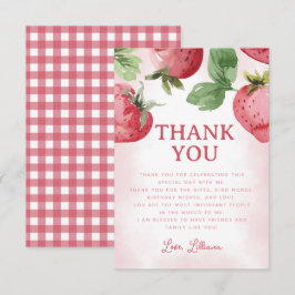 Cute Rosa Strawberry Tack Kort