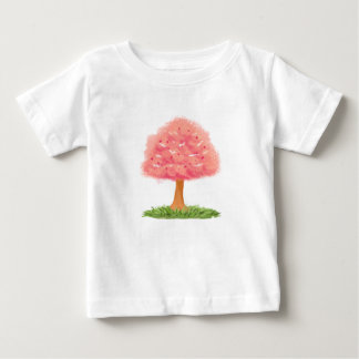 "Cute Rosa Träd Illustration - Vattenfärgstyp A T Shirt