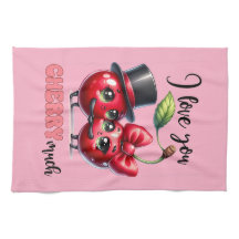 Cute Rosa Trendig Red Cherry par