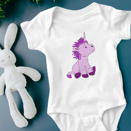 Cute Rosa Unicorn Flicka T Shirt