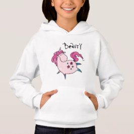 Cute rosa Unicorn kärlek skönhetsunicorn-barn T Shirt