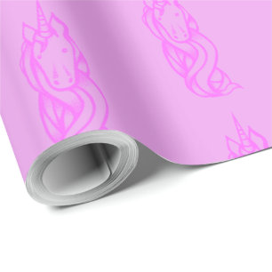 Cute Rosa Unicorn Mönster Magic Presentpapper