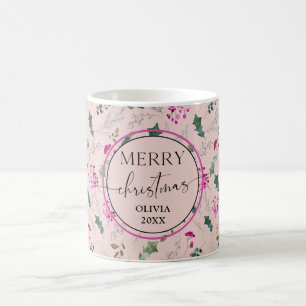 Cute Rosa Watercolor Mugg