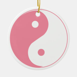 Cute Rosa Yin & Yang Ornament