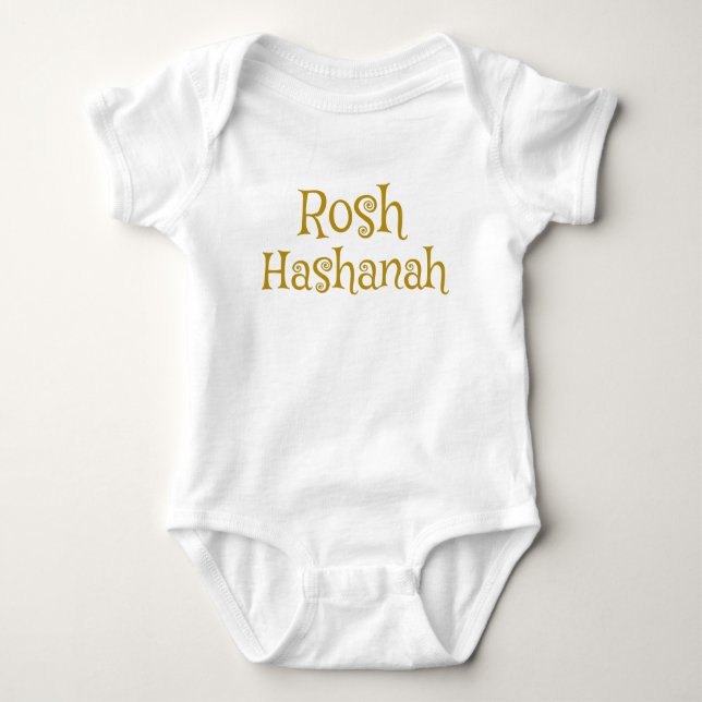 Cute Rosh Hashanah Design T Shirt (Framsida)