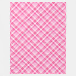 Cute Rosy Rosa Play Mönster Large Fleece Blanket