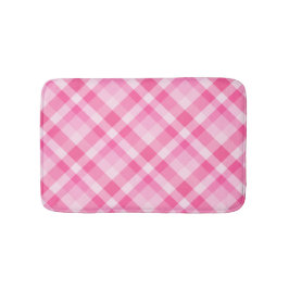 Cute Rosy Rosa Play Mönster Small Bath Mat Badrumsmatta