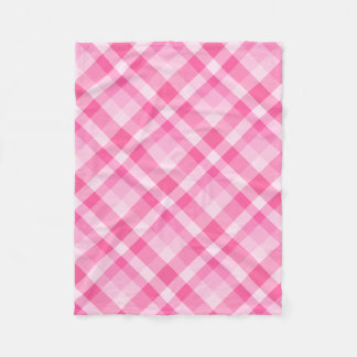 Cute Rosy Rosa Play Mönster Small Fleece Blanket