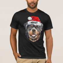 Cute Rottweiler jul Hat Hund Big