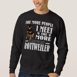Cute Rottweiler Perfekt I Kärlek My Rottweiler Lång Ärmad Tröja