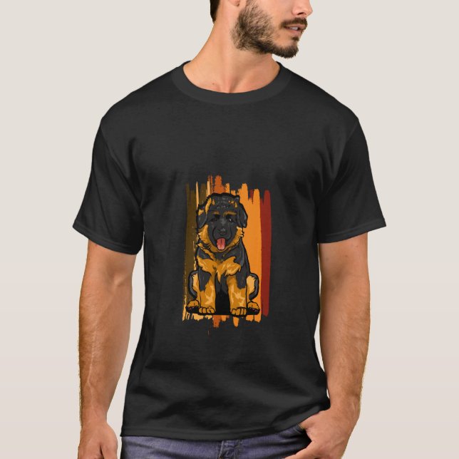 Cute Rottweiler Puppies Hund Pullover T Shirt (Framsida)