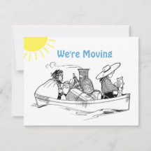 Cute Row Boat Flat, vi är Flytta annonscertifikat