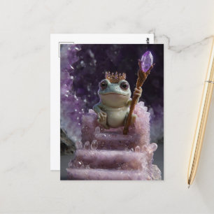 Cute Royal Frog i Crystal Palace Vykort