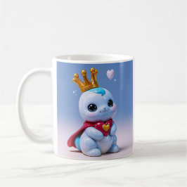 Cute Royal Mascot Kaffemugg