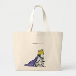 Cute Royal Penguin Canvas Tote Jumbo Tygkasse