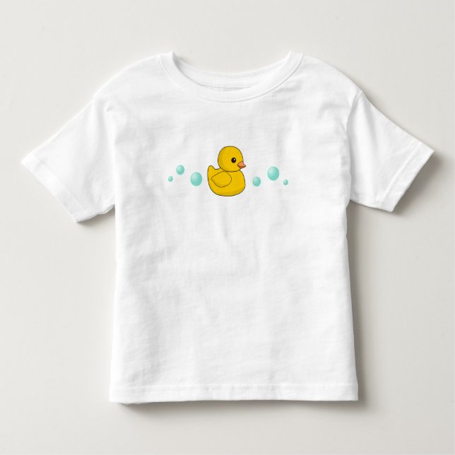 Cute Rubber Anka - Gult Ducky - Kawaii Duckie T-shirt (Framsida)