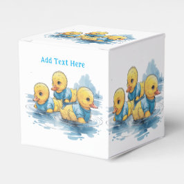 Cute Rubber Anka i Blue Clothing Presentaskar