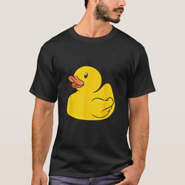 Cute Rubber Duckie Anka Rubber Anka T Shirt (Framsida)