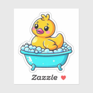 Cute Rubber Ducky Klistermärken