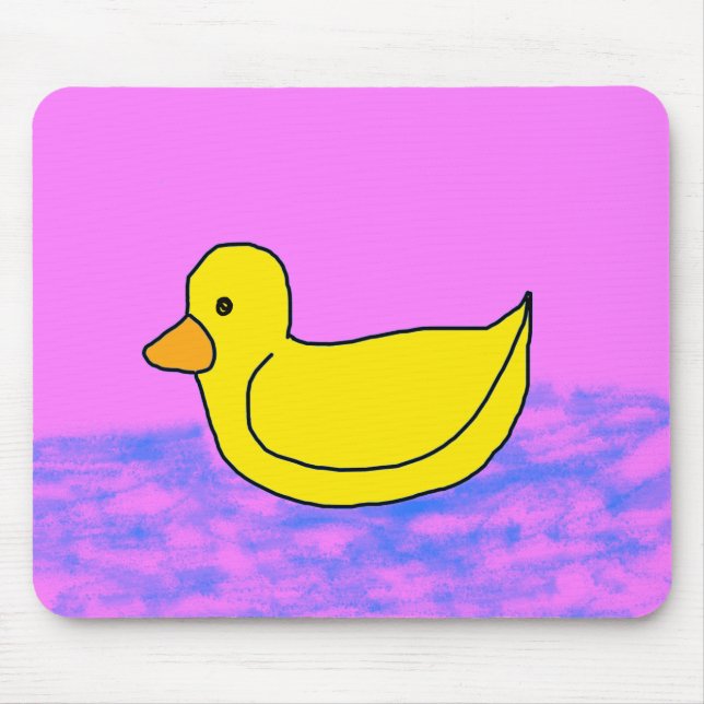 Cute Rubber Ducky Mousepad Musmatta (Framsidan)