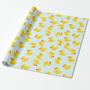 Cute Rubber Ducky Wrapping Papprare Presentpapper