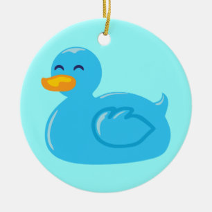 Cute Rubberducky Julgransprydnad Keramik