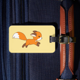 Cute Runfox Bagagebricka