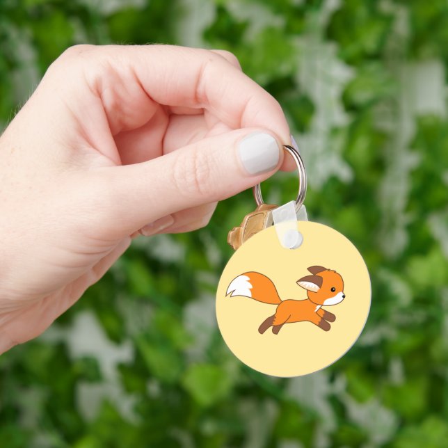 Cute Runfox Nyckelring (Hand)