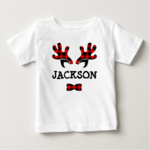 Cute Rustic Buffalo Play Reindeer Antlers Namn