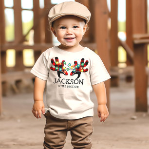 Cute Rustic Play Reindeer Antlers Ljus Namn T Shirt