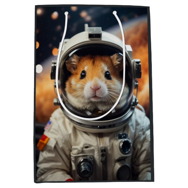 Cute Rymden Astronaut Hamster (Framsidan)