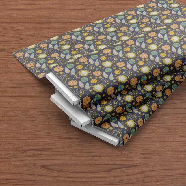 Cute Rymden Tecknad Tyg (Skapare uppladdad)