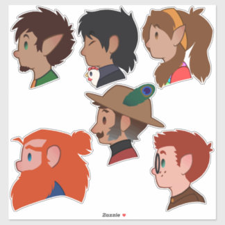 Cute SA! Kast Klistermärken