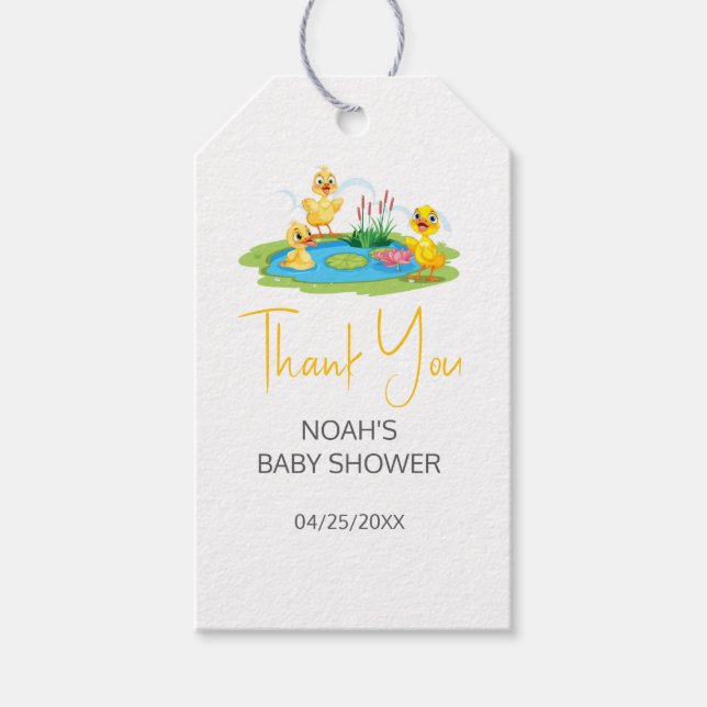 Cute Safari Animal Greenery Baby dusch Presentetikett (Framsidan)