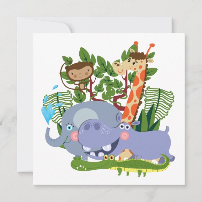 Cute Safari Animals (Framsida)