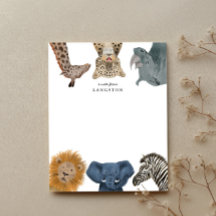 Cute Safari Animals Kids
