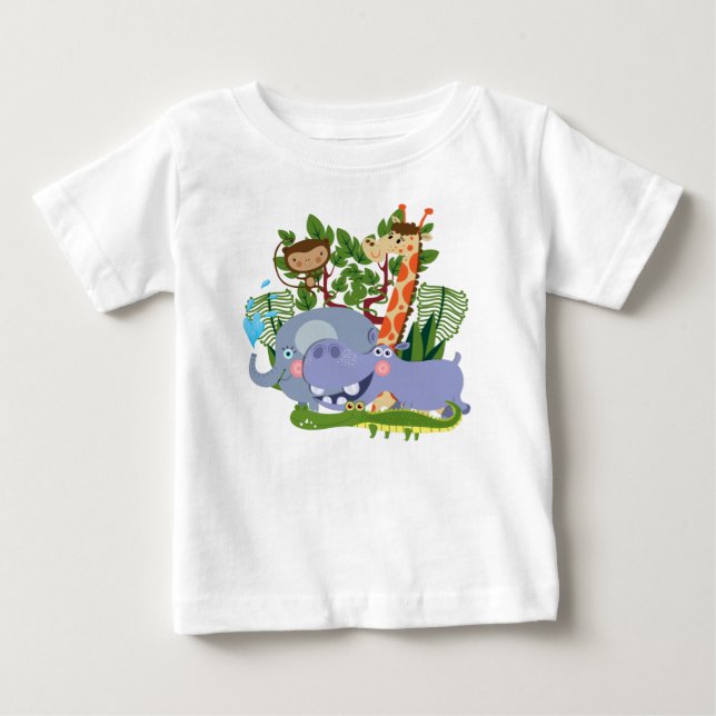 Cute Safari Animals Tee (Framsida)
