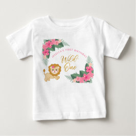 Cute safari-flickor vild ett t shirt