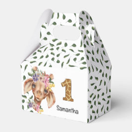 Cute safari giraffe vild Djuren, accentkudde Presentaskar