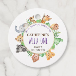 Cute Safari Jungle Boys Baby Shower Gåvor Etiketter