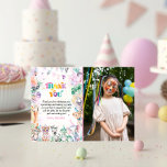 Cute Safari Kids Photo Birthday Tack du Card<br><div class="desc">Gratulerar till din lilla födelsedag med den fantastiska Cute Safari Kids Foto Birthday Tack, designat för att skapa en djup känslomässig koppling till familjer som planerar ett glatt och äventyrligt firande. Den här charmerande artikeln ger liv åt upphetsningen av en tropisk safari, skapar det som ett idealiskt val för en...</div>