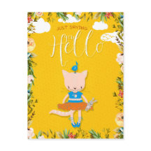 Cute säger bara Hej till dig