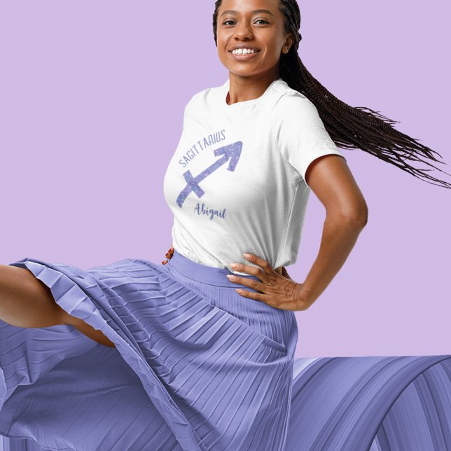 Cute Sagittarius Astrology Underskrift Anpassnings T Shirt (Skapare uppladdad)