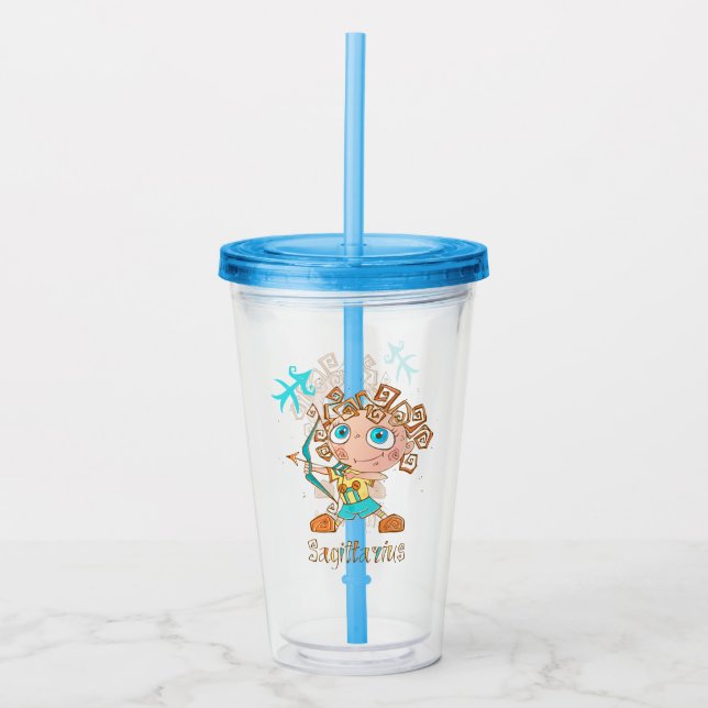 Cute Sagittarius Kid Take Away Mugg (Framsida)