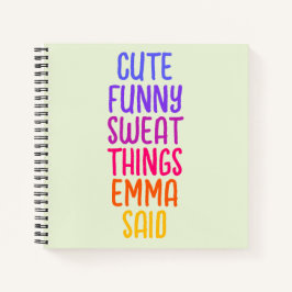 Cute Sak My Kid sa att Personlig Namn bärbara dato