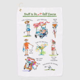 Cute 'Saker to do on the Golf Course' Golf Towel