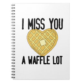 Cute Saknade någon citerar jag missar en WaffleLot Anteckningsbok