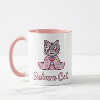 Cute Sakura Cat Mugg