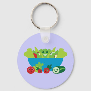 Cute Salad Nyckelring